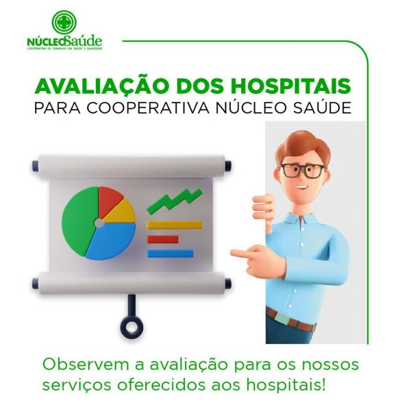 Avaliação dos hospitais para a Cooperativa Núcleo Saúde