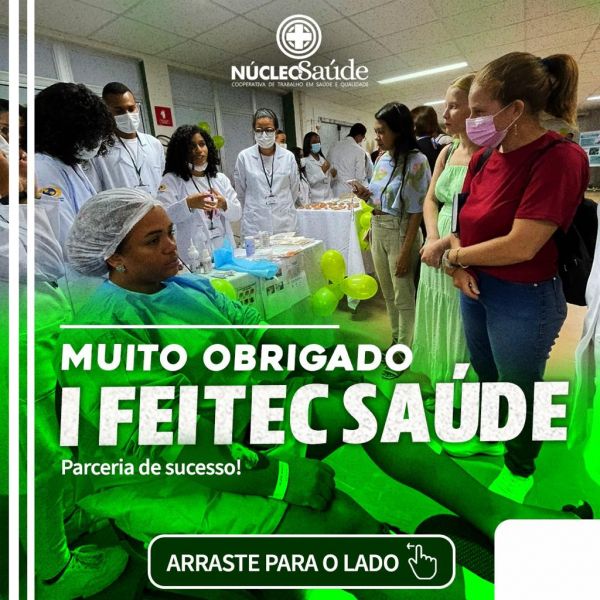 Centro de Estudos promove I Feitec Saúde com apoio da Núcleo