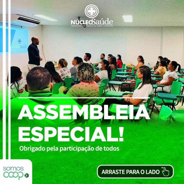 Núcleo Saúde promove Assembleia Especial